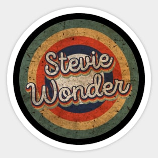 Stevie Name Personalized Wonder Vintage Retro 60s 70s Birthday Gift Sticker